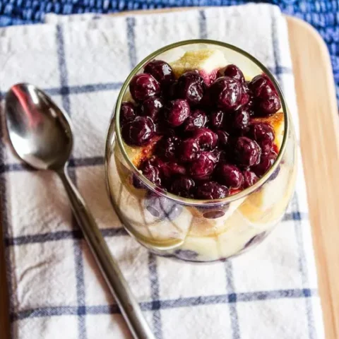 Blueberry Vanilla Trifle