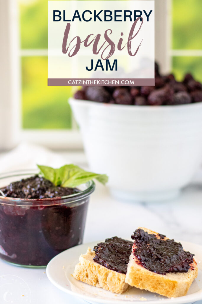 Blackberry and Basil Jam