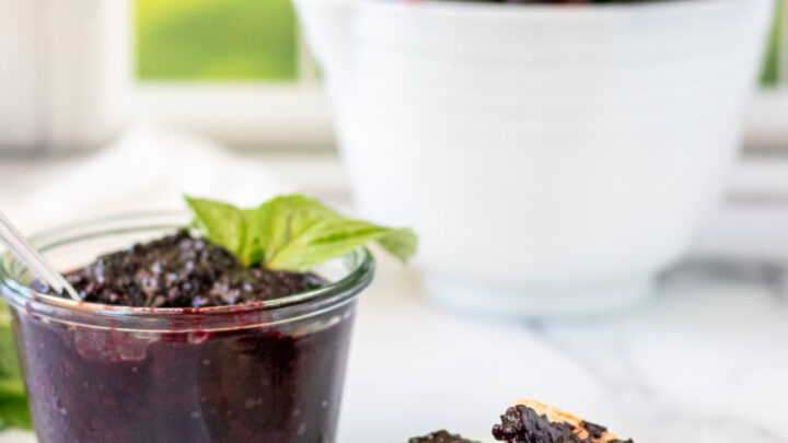 Blackberry and Basil Jam - Catz in the Kitchen