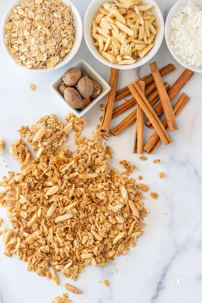 Almond Chai Granola ingredients 