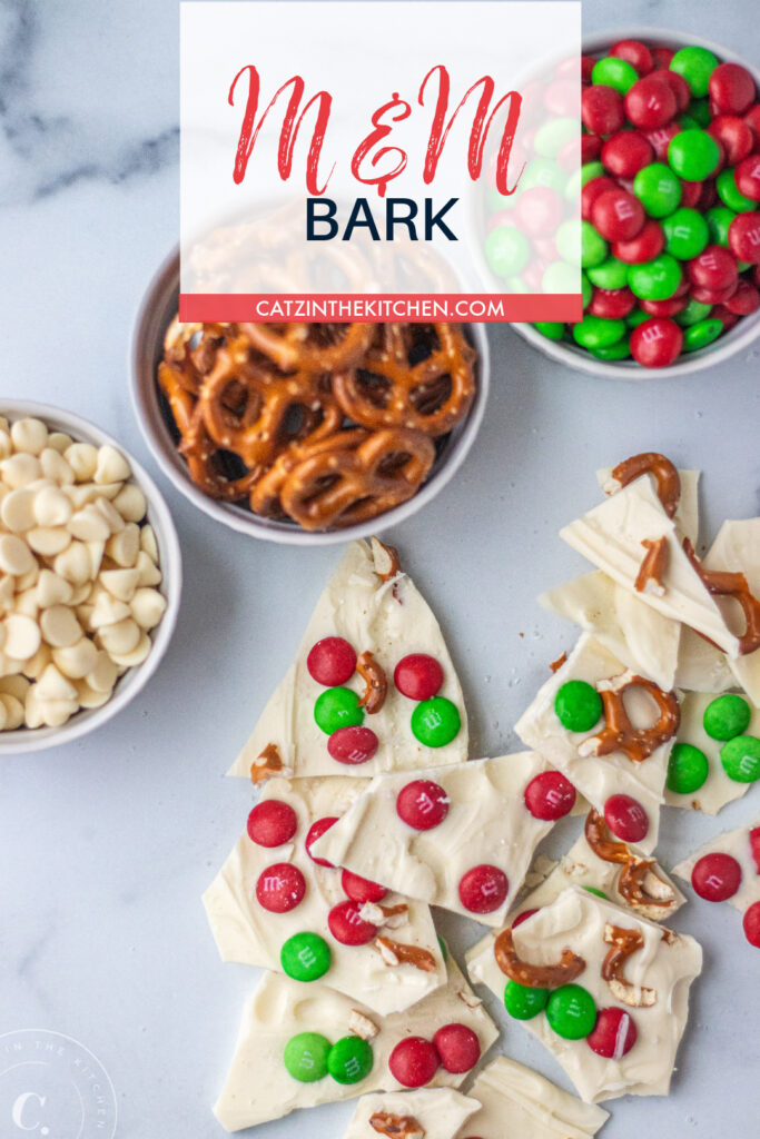 M&M Bark recipe 