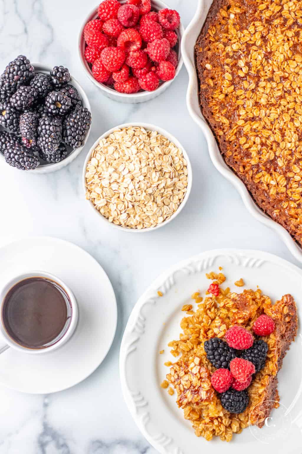 Simple Baked Oats - Catz in the Kitchen