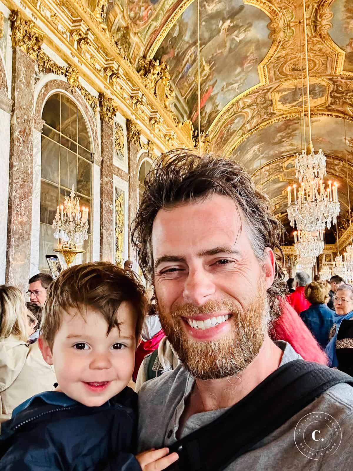 Cadáin and Josh at Versailles
