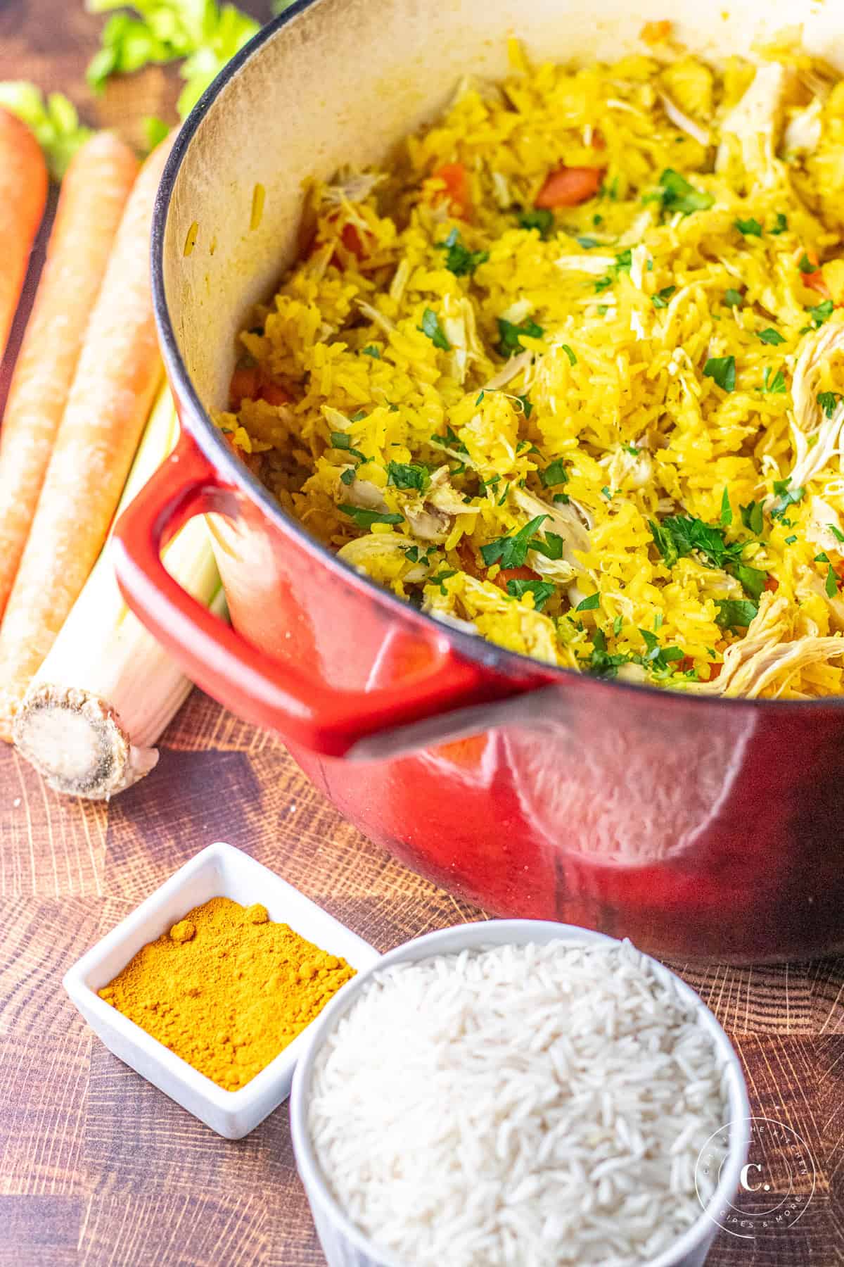 One-Pot Turmeric Chicken & Rice recipe 